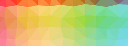 Abstract Low-Poly Triangular Modern Geometric Background. Colorful Polygonal Mosaic Pattern Template. Repeating Routine With Triangles. Origami Style With Gradient. Futuristic Design Backdropの写真素材