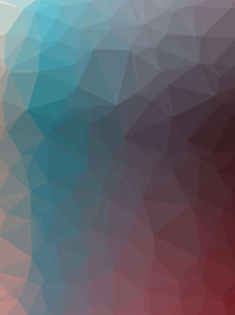 Abstract Low-Poly Triangular Modern Geometric Background. Colorful Polygonal Mosaic Pattern...