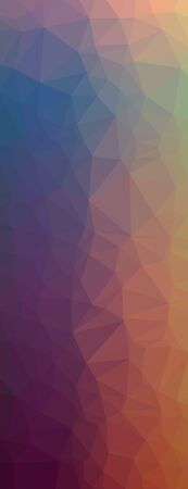 Abstract Low-Poly Triangular Modern Geometric Background. Colorful Polygonal Mosaic Pattern Template. Repeating Routine With Triangles. Origami Style With Gradient. Futuristic Design Backdropの写真素材