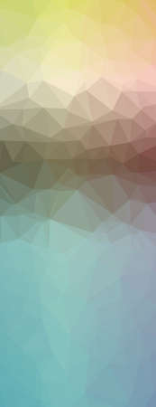 Abstract Low-Poly Triangular Modern Geometric Background. Colorful Polygonal Mosaic Pattern Template. Repeating Routine With Triangles. Origami Style With Gradient. Futuristic Design Backdropの写真素材