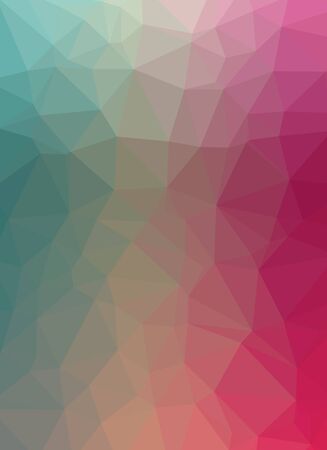 Abstract Low-Poly Triangular Modern Geometric Background. Colorful Polygonal Mosaic Pattern Template. Repeating Routine With Triangles. Origami Style With Gradient. Futuristic Design Backdropの写真素材