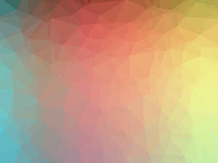 Abstract Low-Poly Triangular Modern Geometric Background. Colorful Polygonal Mosaic Pattern...