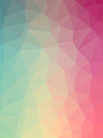 Abstract Low-Poly Triangular Modern Geometric Background. Colorful Polygonal Mosaic Pattern Template. Repeating Routine With Triangles. Origami Style With Gradient. Futuristic Design Backdropの写真素材