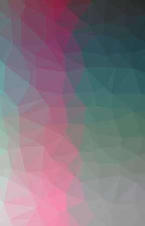 Abstract Low-Poly Triangular Modern Geometric Background. Colorful Polygonal Mosaic Pattern...