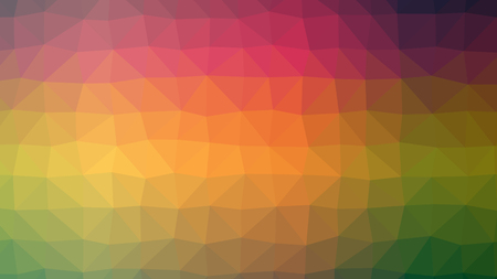 Abstract Low-Poly Triangular Modern Geometric Background. Colorful Polygonal Mosaic Pattern...