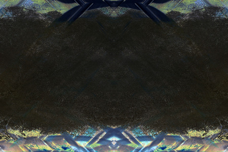 Grunge old painted exterior or interior wall. Modern futuristic painted wall for backdrop or...