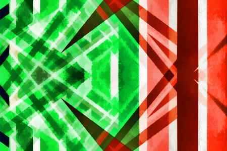 Colorful art decor element style modern pattern for background. Modern futuristic painted wall for backdrop or wallpaper with copy space. Close up imageの写真素材
