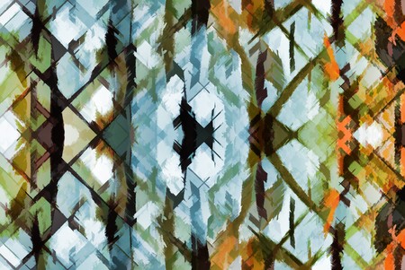 Colorful art decor element style modern pattern for background. Modern futuristic painted wall for...