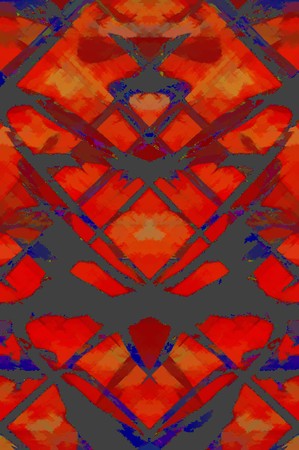 Colorful art decor element style modern pattern for background. Modern futuristic painted wall for...