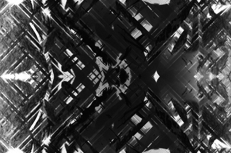 monochrome aged black and white textureの写真素材