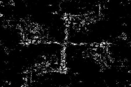 Distressed overlay texture of cracked concrete, stone or asphalt. grunge background. abstract halftone vector illustrationの写真素材