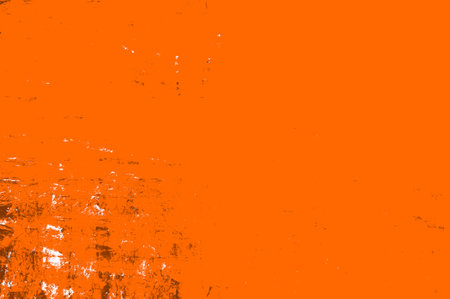 Orange Black White Aged Grunge Wall Background. Old Weathered Peeled Painted Plaster Backdrop. Reddish Abstract Antique Cracked Stain Texture Background. Damaged Retro Stuccoの写真素材