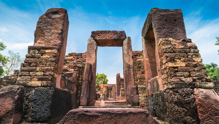 Ancient stone,Thailandの写真素材