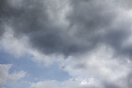 beautiful blue sky with clouds for background