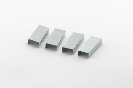 Staples isolated on white backgroundの写真素材