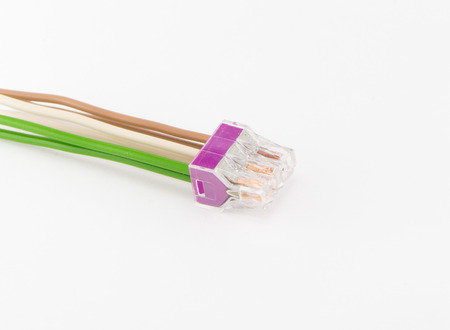 The block connects wireの写真素材