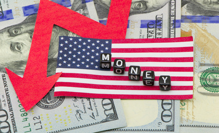 Demand for the dollar fallsの写真素材