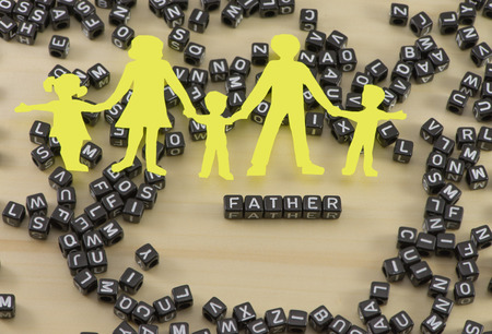 The concept of the words fatherの写真素材