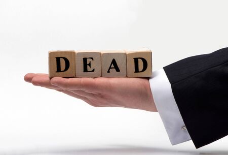 Word dead as a concept and symbol
