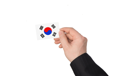 Flag of Koreaの写真素材