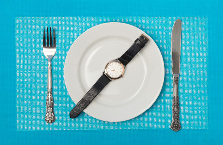 Time for food intakeの写真素材