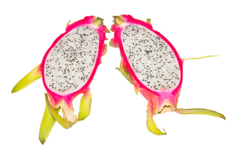 View of dragon fruit litchiの写真素材