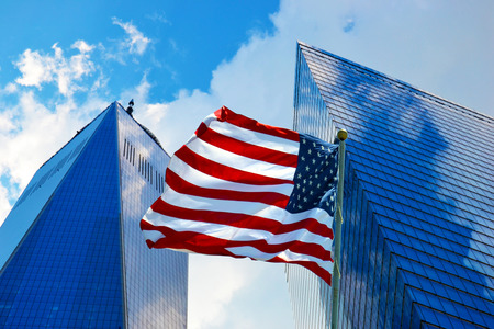 The concept of patriotism in the United Statesの写真素材