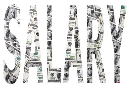 Salary as a symbolの写真素材