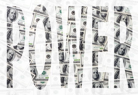 Power is financial in symbolの写真素材