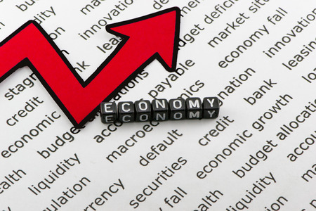 Economy textの写真素材