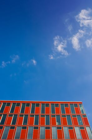 Modern office building in Düsseldorf, Germany/の写真素材