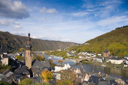 Panorama of Cochem, Rhineland-Palatinate, Germany