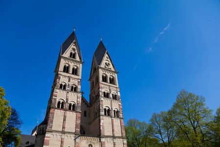 St. Kastor Church in Koblenz, Germany. World Heritage Site.の写真素材