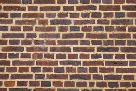 High Resolution Background with Brown Bricksの写真素材