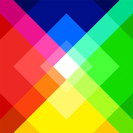 Geometric Rainbow color background designのイラスト素材