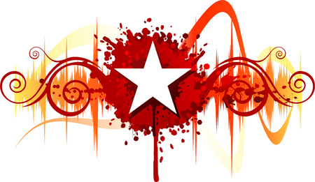 Star abstract vector backgroundのイラスト素材