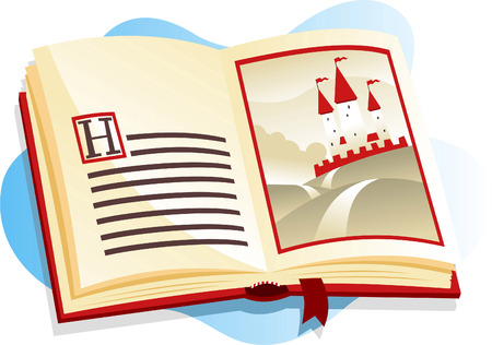 Illustration of a Children's Books.のイラスト素材