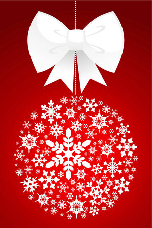 Christmas decorartion snowflake designのイラスト素材