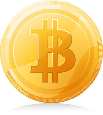 bitcoin vector symbolのイラスト素材