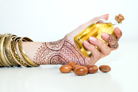 rgan seeds, gold of moroccoの写真素材