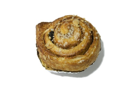 Cinnamon Rolls isolated on white backgroundの写真素材