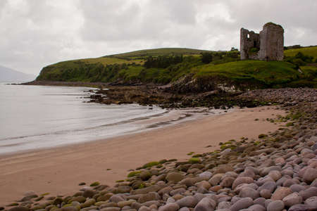 Castle at Beachの写真素材