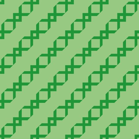 Dark green pattern on light green seamless background.のイラスト素材