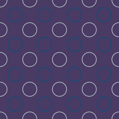 Seamless pattern from circles on violet background.のイラスト素材