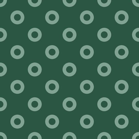 Light green circles on green seamless background.のイラスト素材