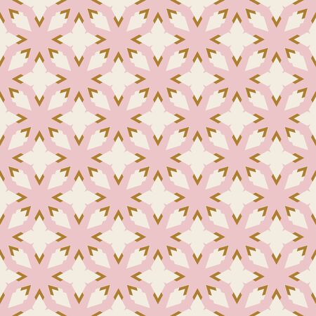 Light stars pattern on pink seamless background.のイラスト素材
