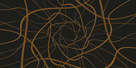 Light brown screw lines on black background.のイラスト素材