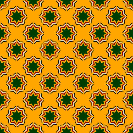 Trendy stars design, yellow backdropのイラスト素材