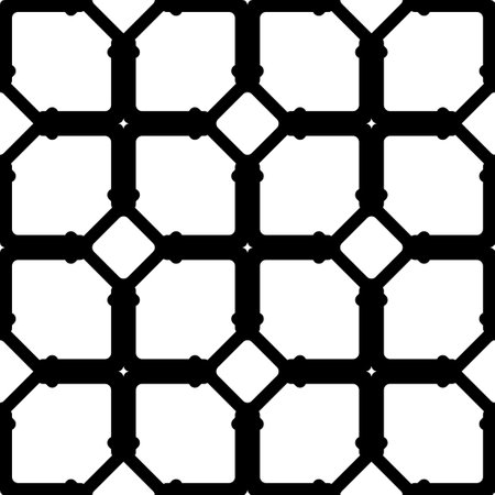 Simple black and white geometric texture, monochrome illustration. Design element for printsのイラスト素材