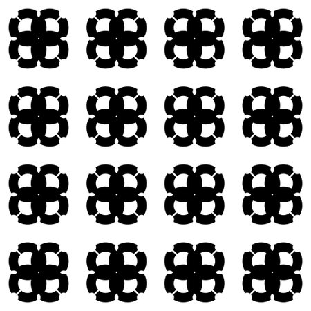 Creative stylish black pattern. Fashion design.のイラスト素材